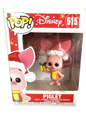 Funko Pop! Disney Winnie the Pooh Piglet Vinyl Figure #615 Holiday S1 Retired
